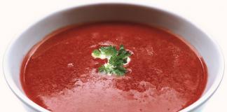 Приготвяне на доматена супа стъпка по стъпка рецепта