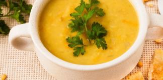 Постна грахова супа: рецепти и характеристики на готвене Как да готвя постна грахова супа