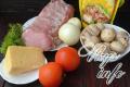 Pjatë festive - mish derri me kërpudha dhe djathë: recetat më të mira