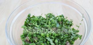 Σαλάτα “Mushroom Glade” με κοτόπουλο και μανιτάρια Πώς να ετοιμάσετε σαλάτα μανιταριών με φωτογραφίες